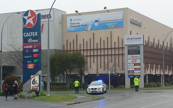 Chartwell Mall in Hamilton has been closed to the public as police attend an incident on 6 August, 2020.