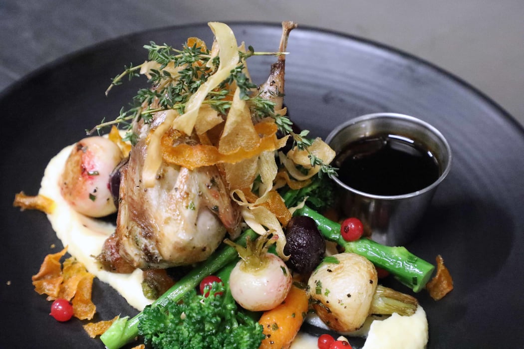 Anthony Fomison's North Canterbury Quail dish
