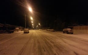 Snowfalls in Dunedin overnight.