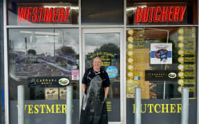 David Rossiter owns the century-old Westmere Butchery in Auckland.