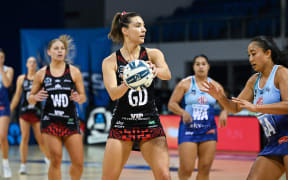 Karin Burger.
Stars v Tactix. ANZ Premiership Netball. Trusts Arena, Auckland. Sunday 2 June 2024. © Photo: Andrew Cornaga / Photosport