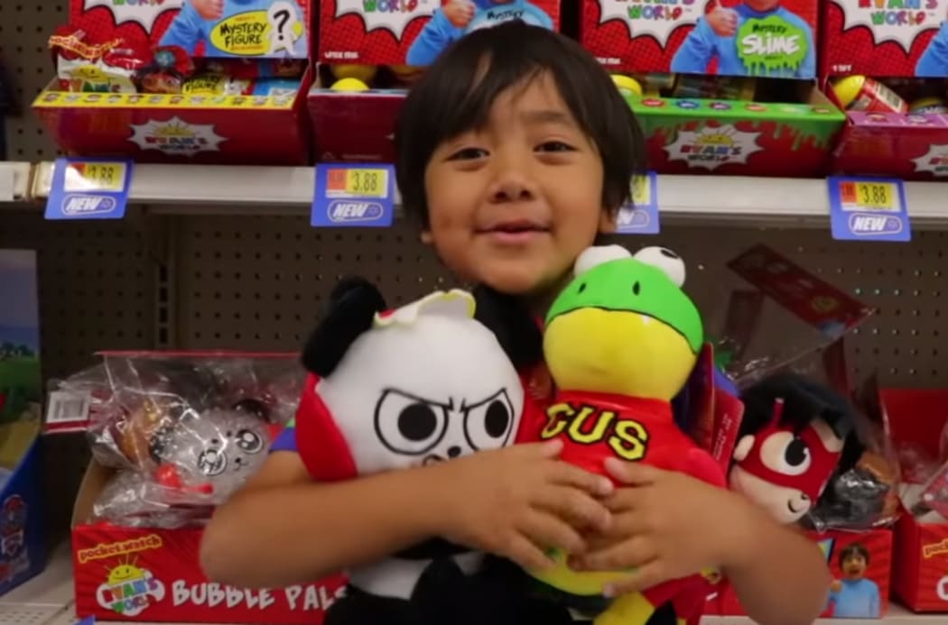 Seven-year-old Ryan has been named YouTube's highest earning star.