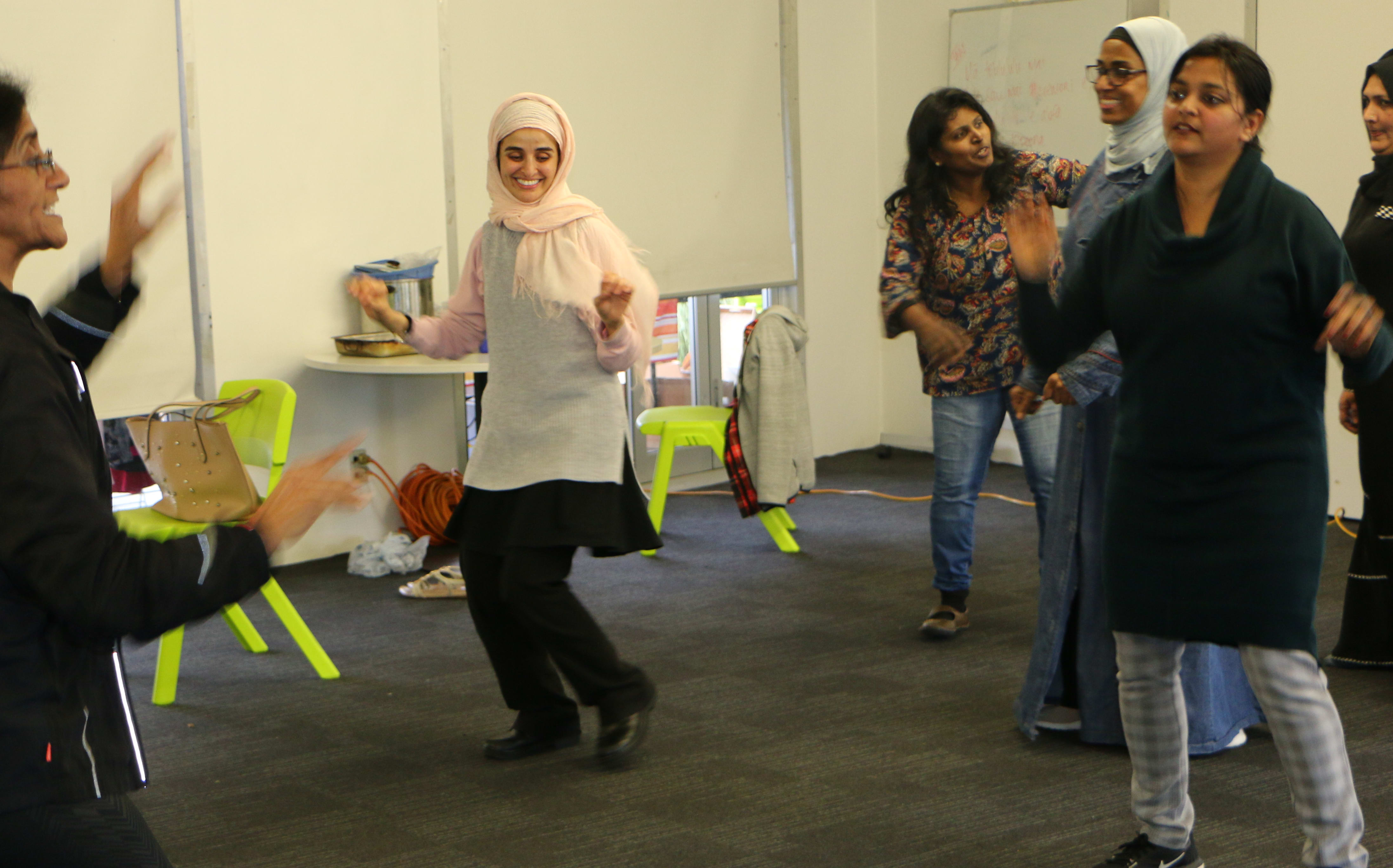 Zumba class, Mt Roskill WISE hub