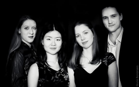 From left: Jos Jonker, Mayumi Kazugawa, Alice Gott and Albin Uusijärvi