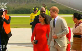 Duke and Duchess of Sussex arrive in Tonga
