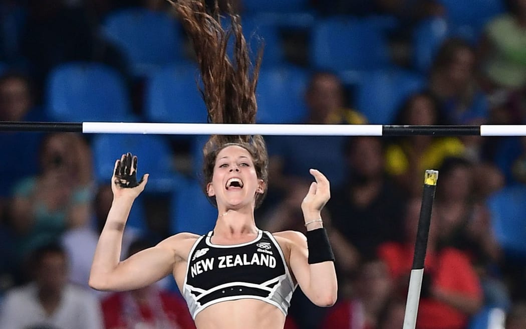 Eliza McCartney at the Rio Olympics.
