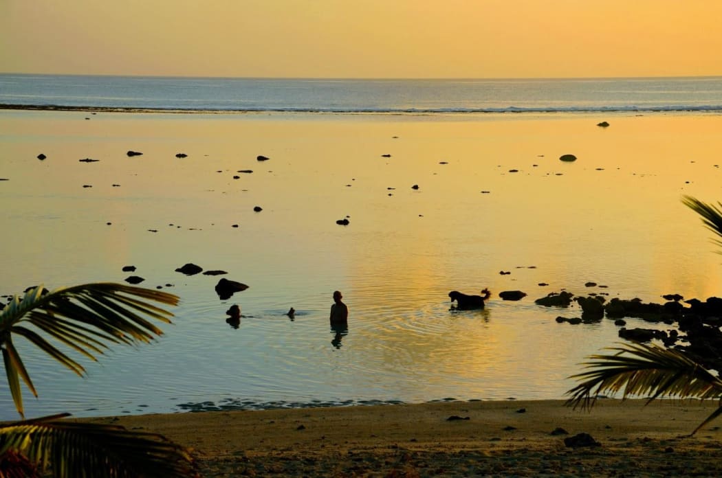 Beach in Rarotonga
