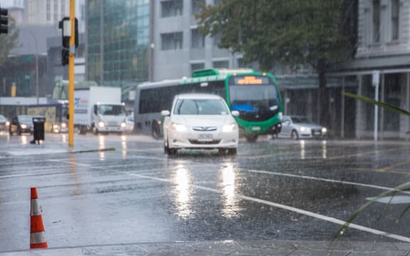 A rainy Auckland day