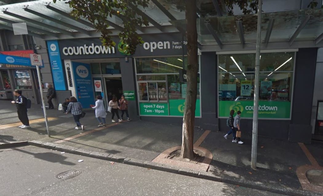 Countdown supermarket on Victoria Street in central Auckland.