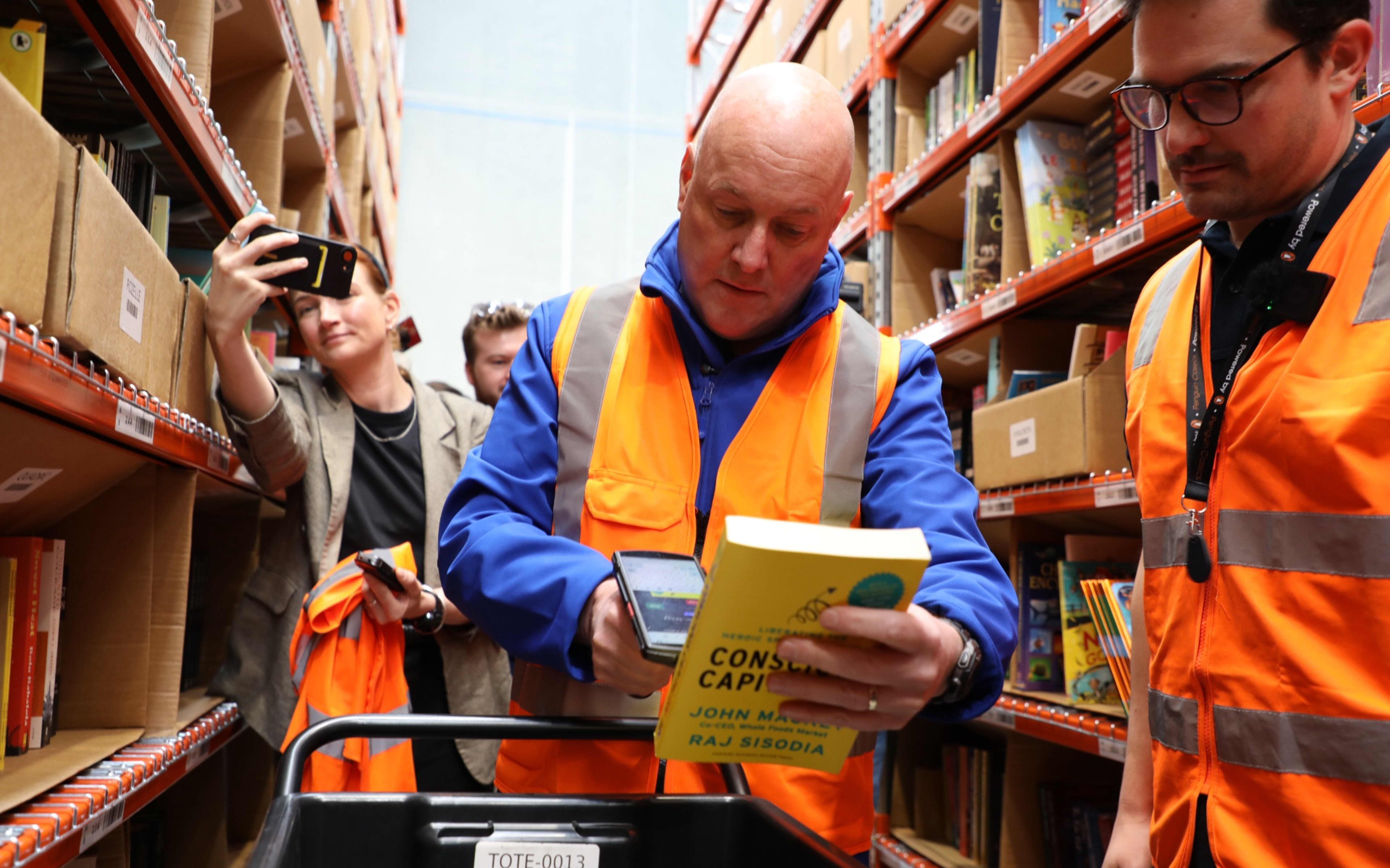 National Party leader Christopher Luxon campaigning at Book Hero in Hobsonville, October 2026.