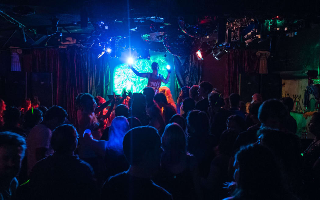 A performance at Wunderbar in Lyttleton