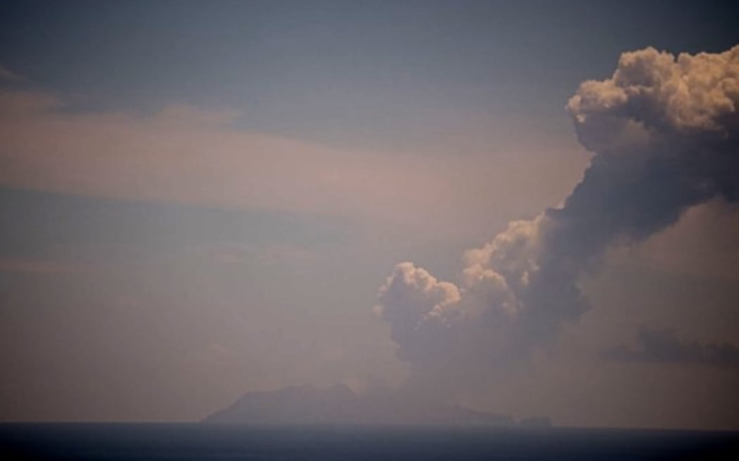 A steam and gas plume rose to about 3km above sea level.