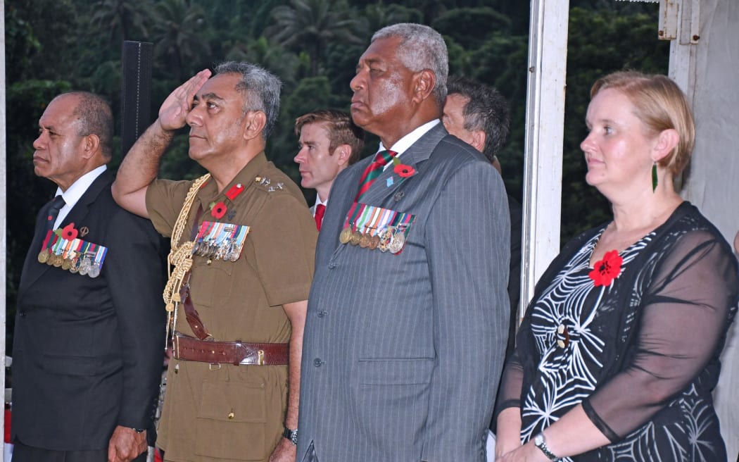 ANZAC Day dawn ceremony in Suva.