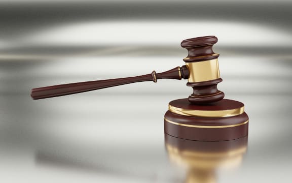 3D illustration image of a gavel - auction hammer