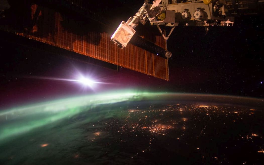 Aurora seen from the Space Station.