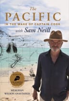 The book that accompanies the TV series Uncharted with Sam Neill.