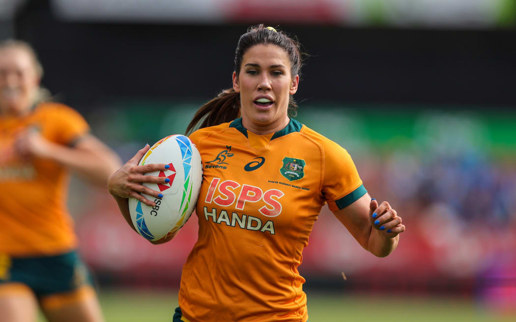Charlotte Caslick of Australia.