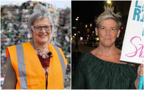 Eugenie Sage and Jan Logie.