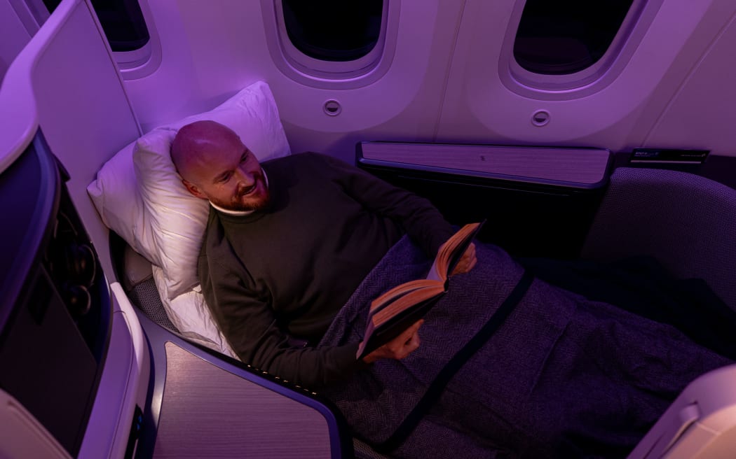 The new Business Premier option on Air New Zealand's retro-fitted 787-9 Dreamliner planes.