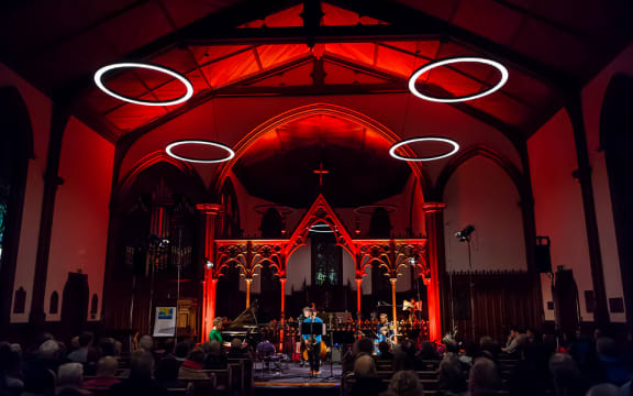 Wellington Jazz Festival 2017, Secret Islands Quintet at St Peter's Church, Wellington, NZ. 10 June 2017.