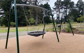 A community garden within Christchurch's Rawhiti Domain has been hit by repeated thefts, including of a nest swing designed to be able to be used by disabled children.