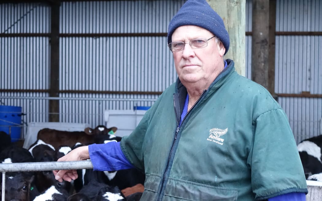 Dairy farmer Lloyd Downing