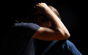 depressed man
