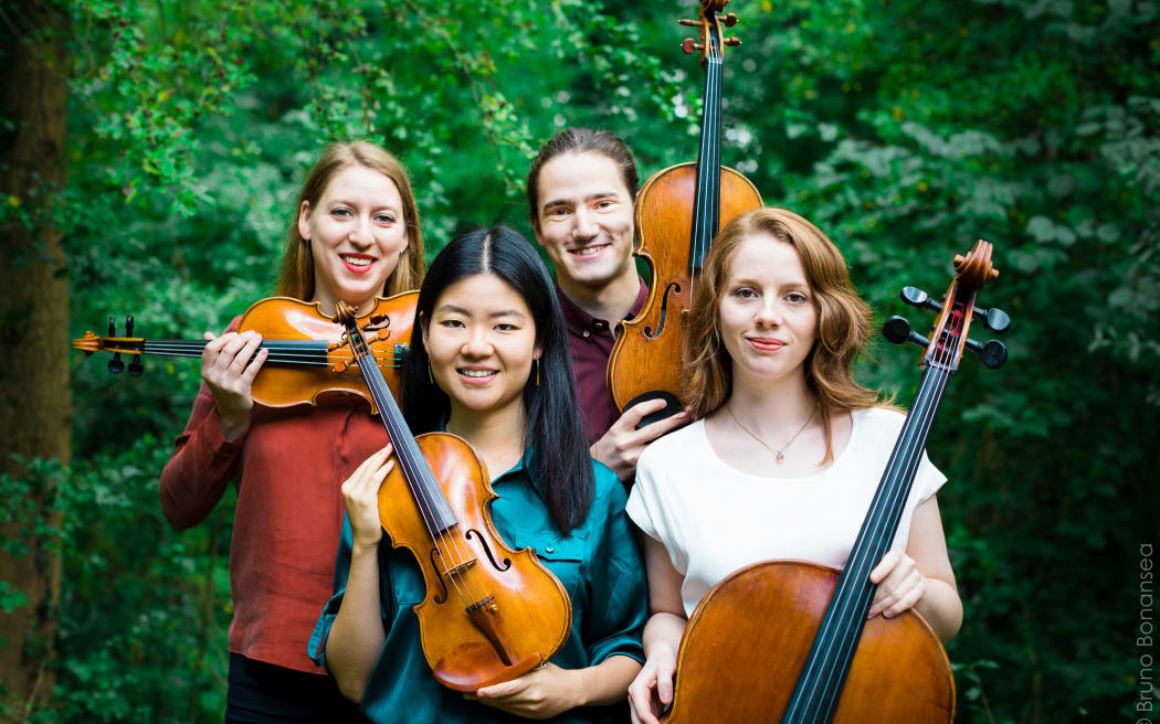 From left: Jos Jonkers, Mayumi Kanagawa, Albin Uusijärvi, Alice Gott