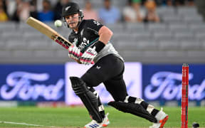 New Zealand’s Tim Seifert during the Blackcaps v Pakistan 3rd T20I at Eden Park, Auckland, New Zealand on Friday 21 March 2025. © Photo: Andrew Cornaga / Photosport