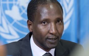 Mutuma Ruteere, the UN Special Rapporteur on contemporary forms of racism, racial discrimination, xenophobia and related intolerance speaks to the press on the margins of the thirty-second session of the Human Rights Council.
