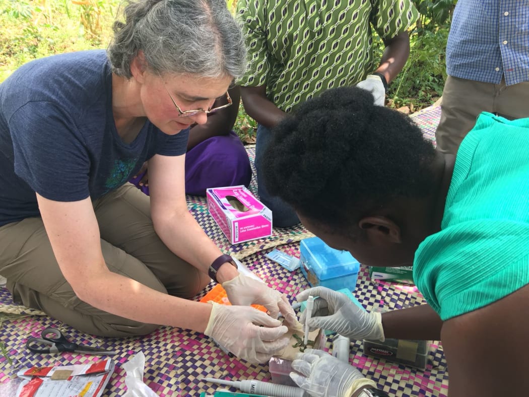 Researcher Jo-Ann Stanton says the device reduced the time farmers in Africa had to wait for diagnoses from six months to just four hours.