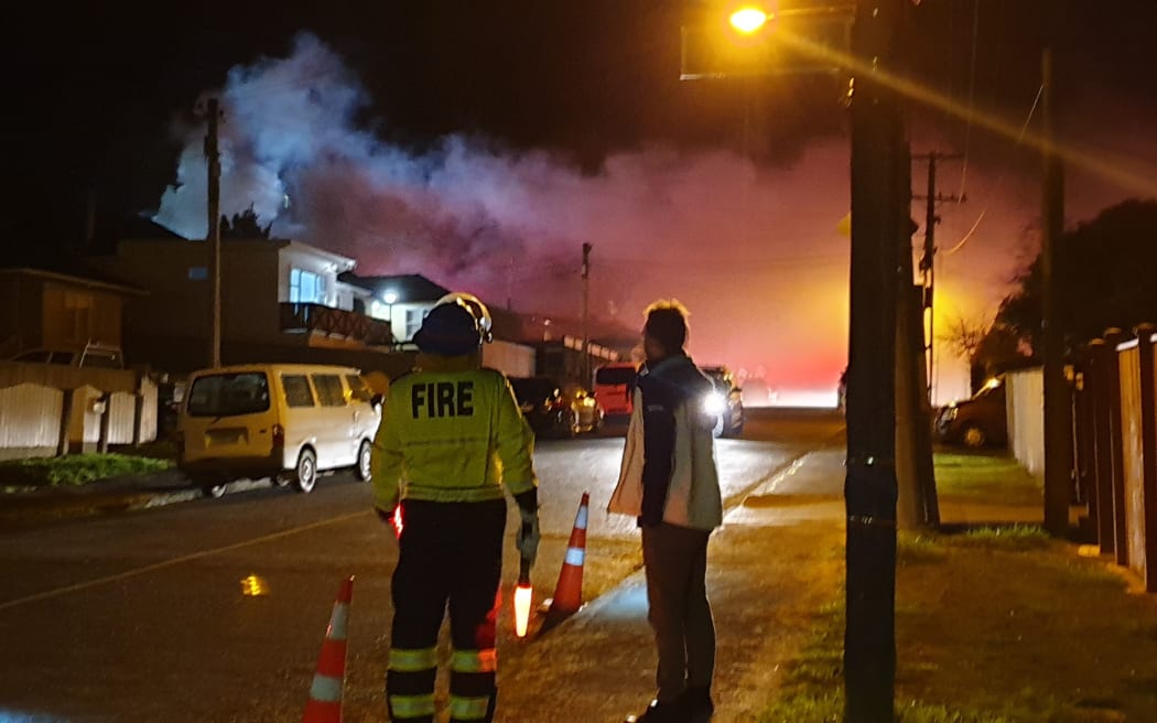 A house fire in Wainuiomata swept smoke across the Lower Hutt suburb.