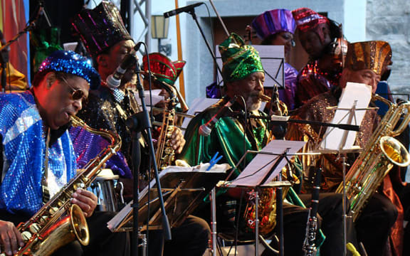 Members of the Sun Ra Arkestra