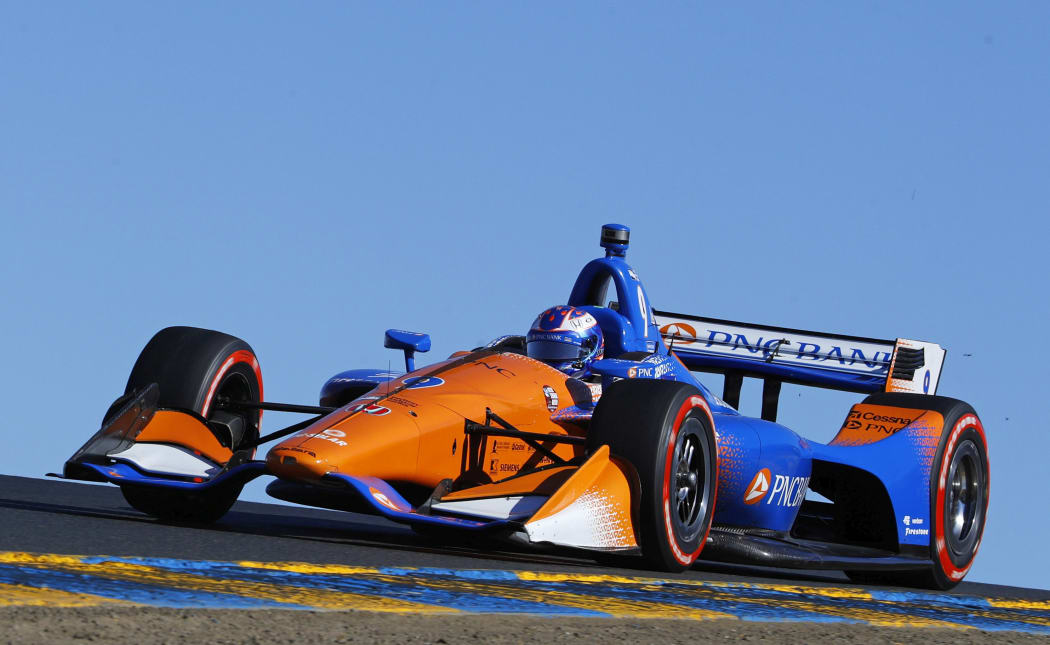 Scott Dixon at Sanoma in California.