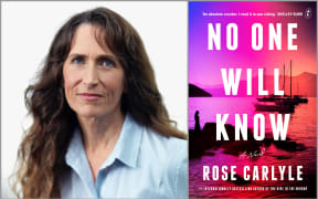 Rose Carlyle and book cover.