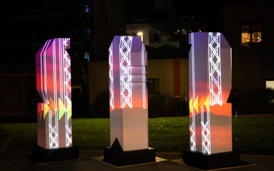 Public art display, Uru, by Jamie Berry