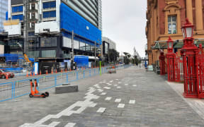 Central Auckland at midday on 27 August.