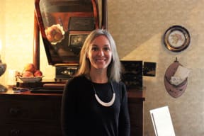 Director of the Katherine Mansfield House & Garden Jen Boland.