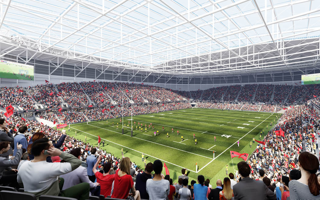 Indicative design for the new Christchurch stadium