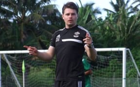 Cook Islands men's football coach Drew Sherman.