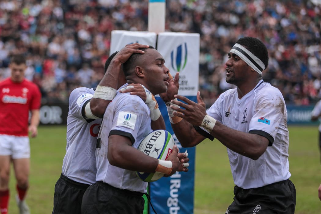 Fiji Under 20 captain Taniela Soqonawasaloa scored an impressive individual try.