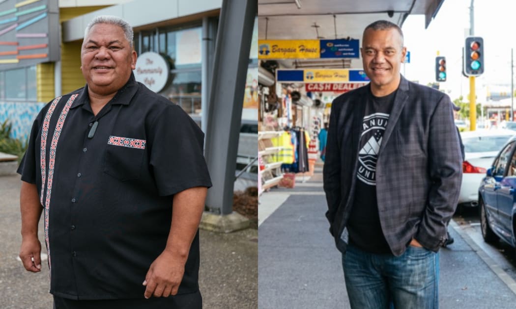 Auckland councillors for the Manukau ward Alf Filipaina and Fa'anana Efeso Collins.