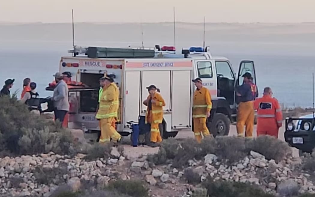 Emergency services are searching for the body of a man believed to have been killed by a shark at Granites beach on SA's West Coast.
