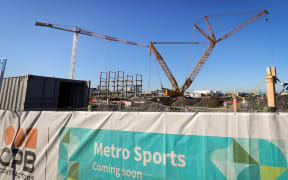 Progress of the new metro sports facility on 20 May 2020