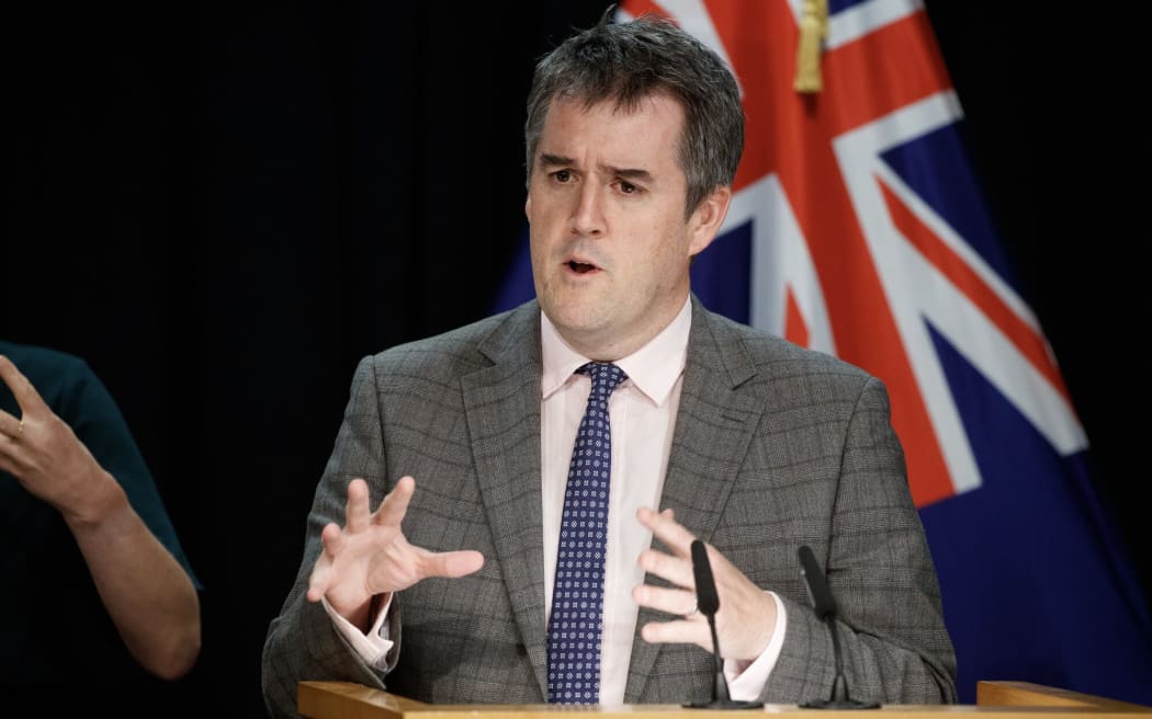 Infrastructure Minister Chris Bishop during the post-Cabinet press conference at Parliament, Wellington, 10 February, 2025. NZME photograph by Mark Mitchell