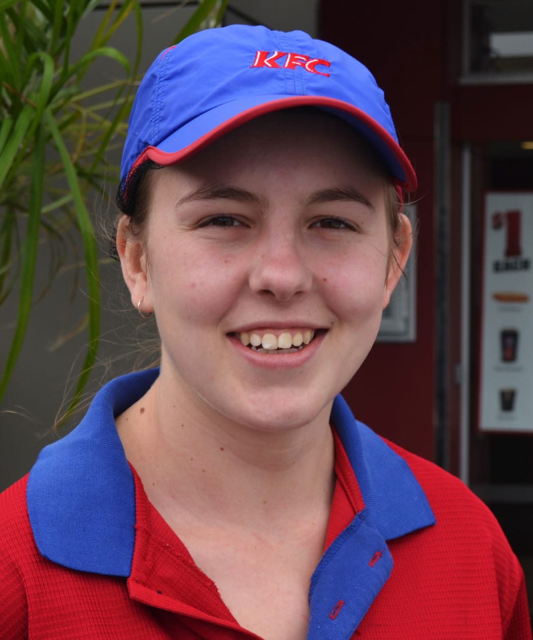 KFC worker and Unite union delegate Katherine Bruce