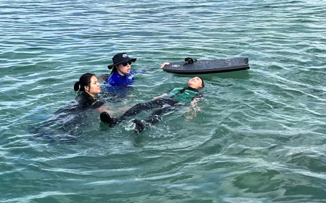 Auckland residents from Chinese and Pacific communities participated in Drowning Prevention Auckland's WAI WISE workshop to learn essential water safety skills.