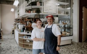Chrissy and Luke Houghton​ run Hamilton's Cream Eatery.