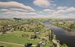 The Wairoa River as viewed from the concept video.