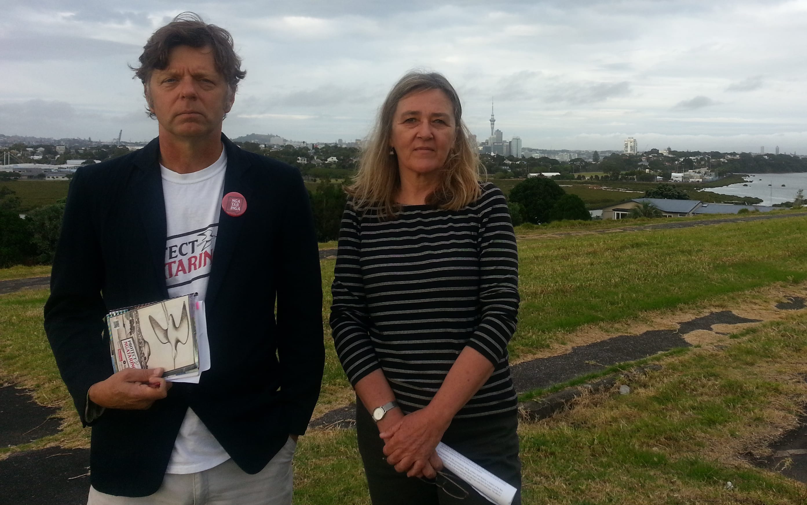 Iain Rea and Trish Deans are part of a Devonport residents' group appealing the consent for a 600-bed retirement complex to be built in the Auckland suburb.